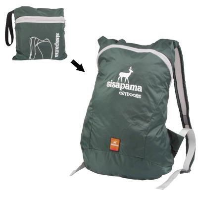 Waterproof Folding Backpack with Adjustable Band, Folding Size: 11x4x10cm