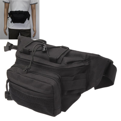 Casual Solid color Waist Bag Fanny Pack with Adjustable Band & Zipper Pockets