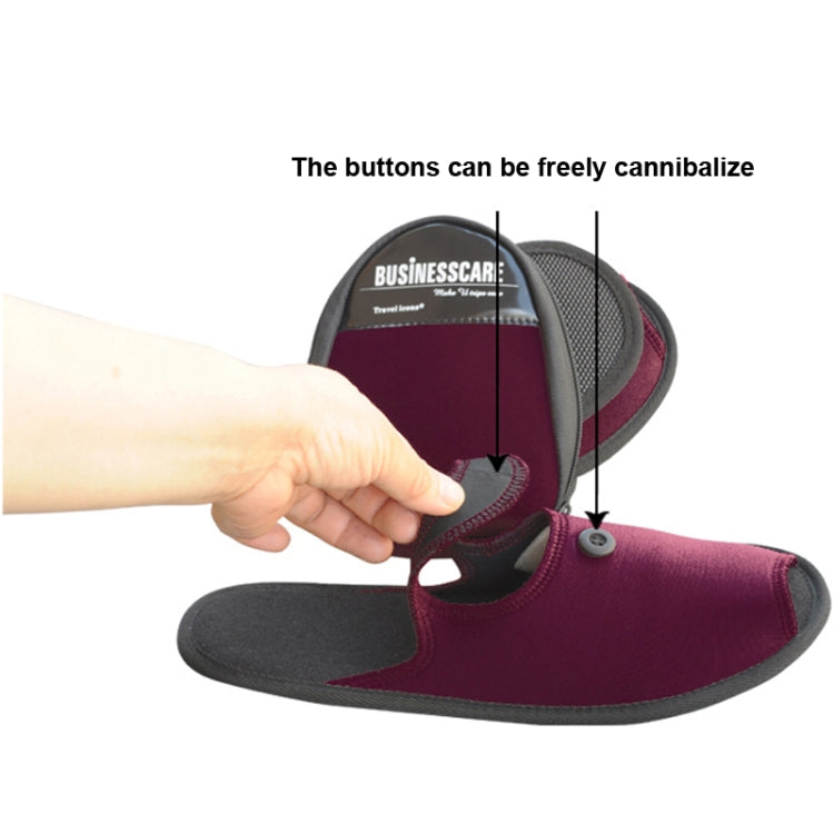 Outdoor Folding Portable Slippers, Size: L