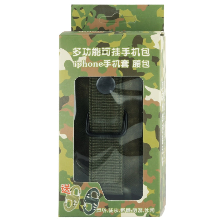 Multi-function Outdoor Pocket Pouch Sleeve Bag, Waist Bag for iPhone 5 & 5S / iPhone 4 & 4S