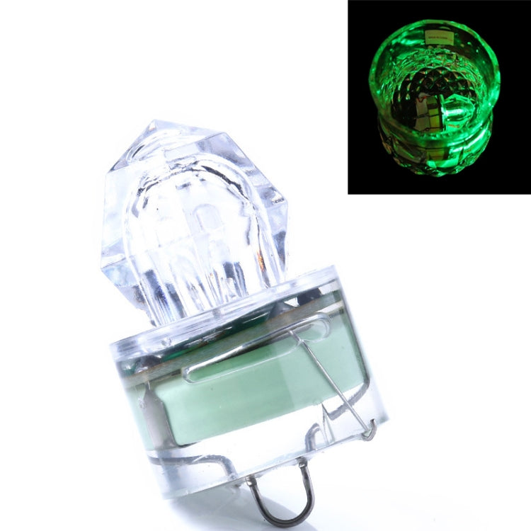 Deep Sea Night Fishing Diamond LED Flashing Light / Under Water Attract Fish Bait Lure Lamp (Random Color Delivery)