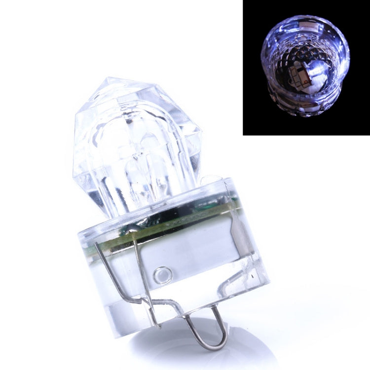 Deep Sea Night Fishing Diamond LED Flashing Light / Under Water Attract Fish Bait Lure Lamp (Random Color Delivery)