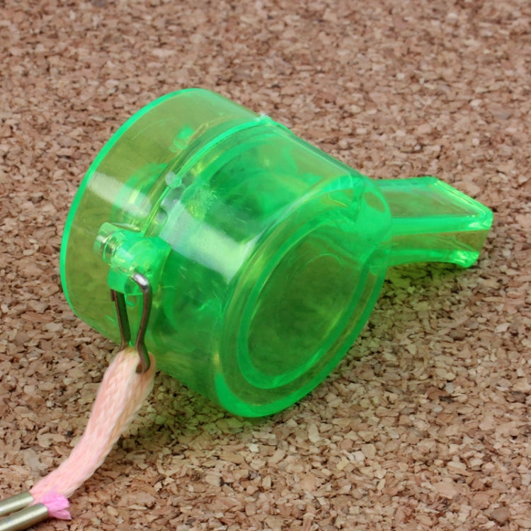 Stylish Flashing LED Light Whistle (Random Color Delivery)