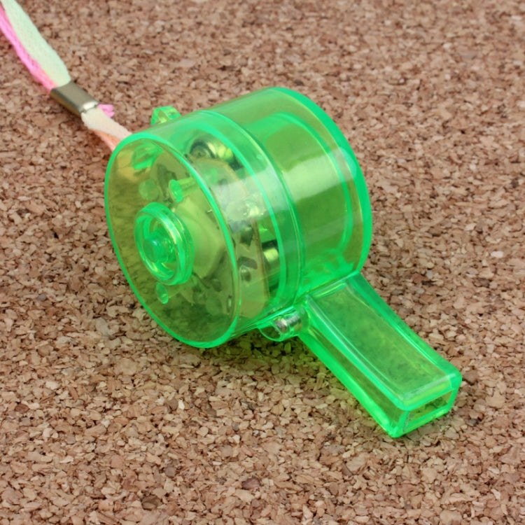 Stylish Flashing LED Light Whistle (Random Color Delivery)