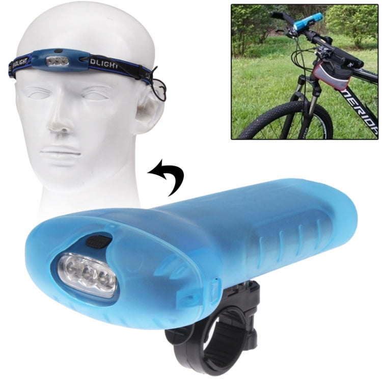 3 in 1 Multifunction Lights with Mount Bracket (Flashlight + Bicycle Light + Head Lamp)