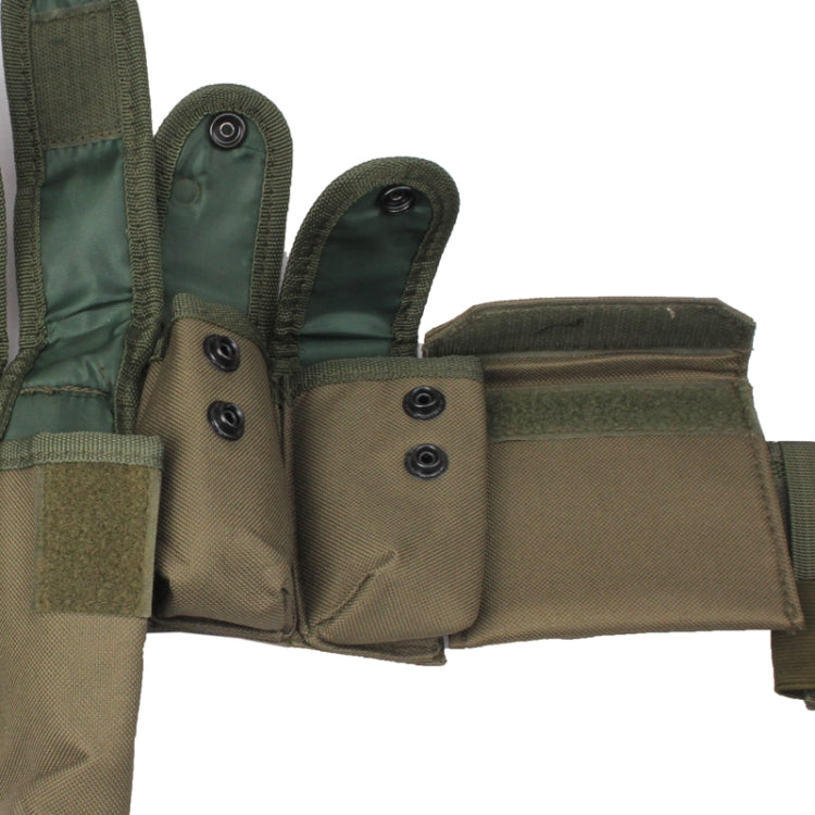 Multi-function Six Pockets Storage Waist Bag for Outdoor Activities(Army Green)