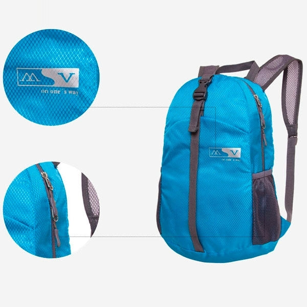 Fashion Nylon Waterproof Sports Folding Backpack