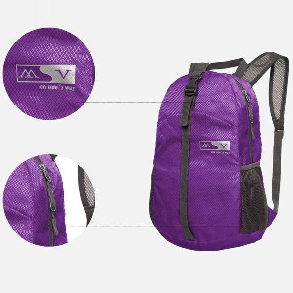 Fashion Nylon Waterproof Sports Folding Backpack