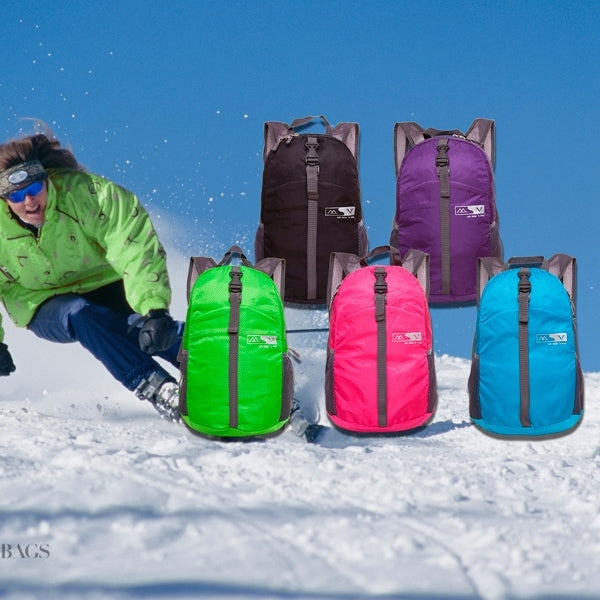 Fashion Nylon Waterproof Sports Folding Backpack
