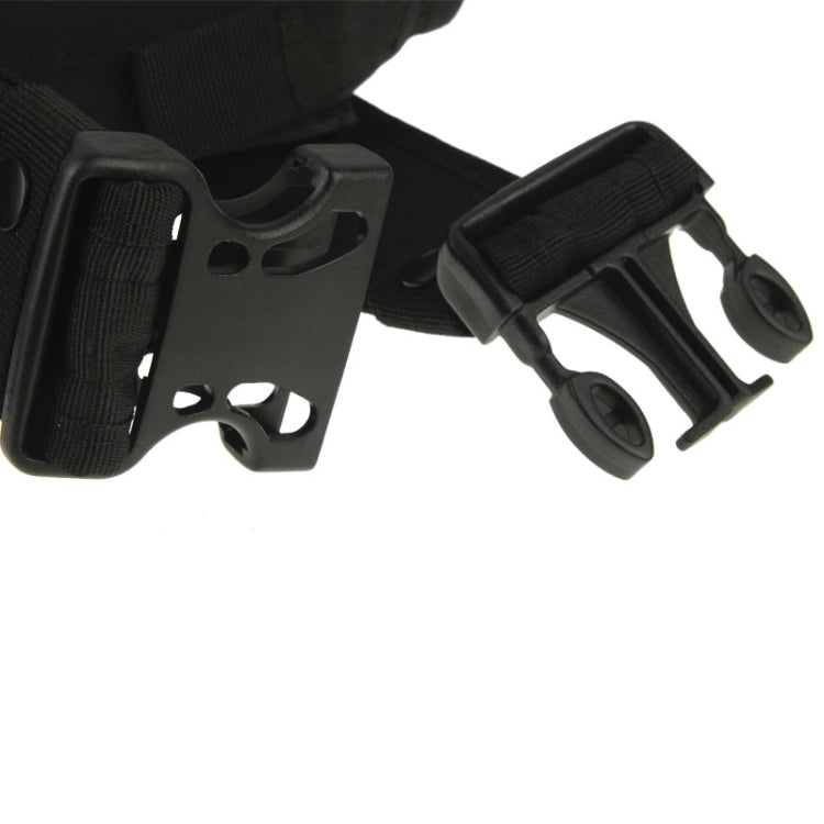 10 in 1 Multifunction Outdoor Saddlebag / Accessories Bag / Waist Bag with Belt(Black)