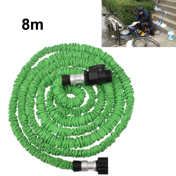 Durable Flexible Dual-layer Water Pipe Water Hose, Length: 7.5m, US Standard(Green)