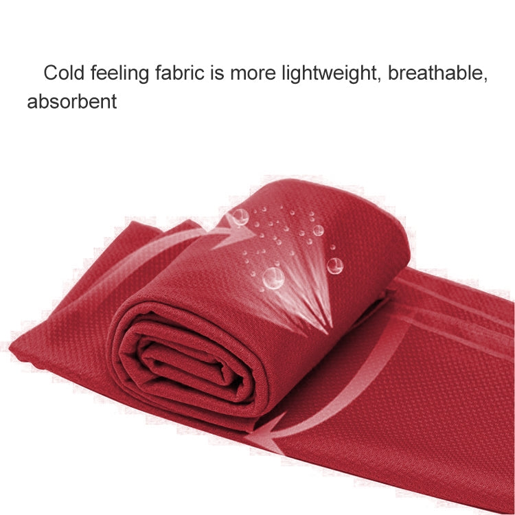 10 PCS Outdoor Sports Portable Cold Feeling Prevent Heatstroke Ice Towel, Size: 30*80cm