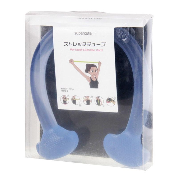 Supercute SH045 Portable Silicone Stretch Exercise Cord(Blue)