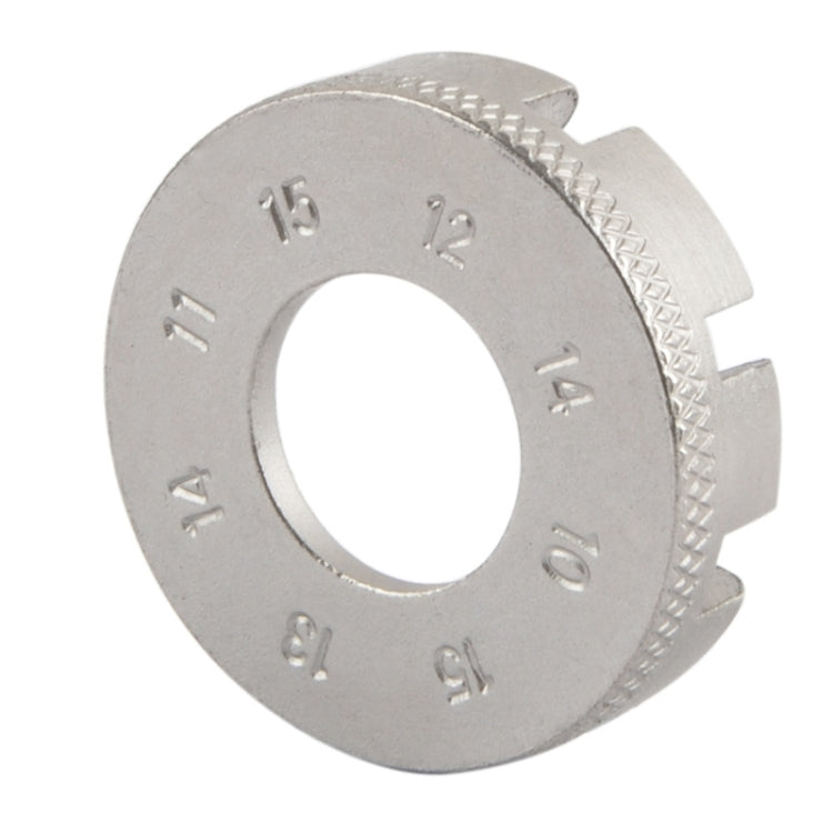 8 Grooves Steel Wire Wheel Spoke Spanner Wrench Bicycle Repair Tool