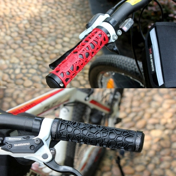 Bicycle MTB Bike Lock-on Comfort Rubber Handlebar Grips