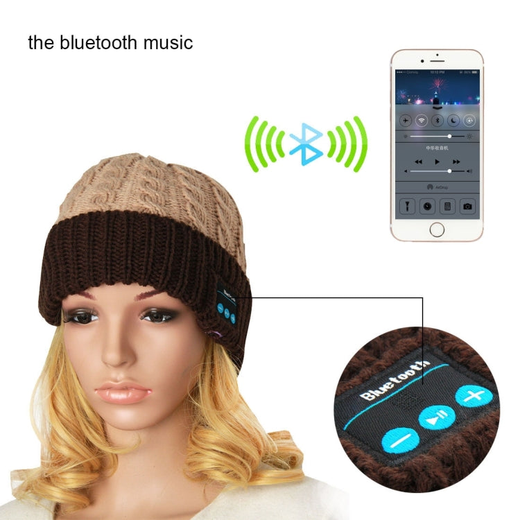 Bluetooth Headset Beanie Knitted Warm Winter Hat for iPhone 6 & 6s / iPhone 5 & 5S / iPhone 4 & 4S and Other Bluetooth Devices