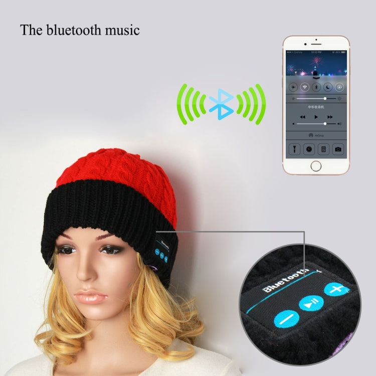 Bluetooth Headset Beanie Knitted Warm Winter Hat for iPhone 6 & 6s / iPhone 5 & 5S / iPhone 4 & 4S and Other Bluetooth Devices