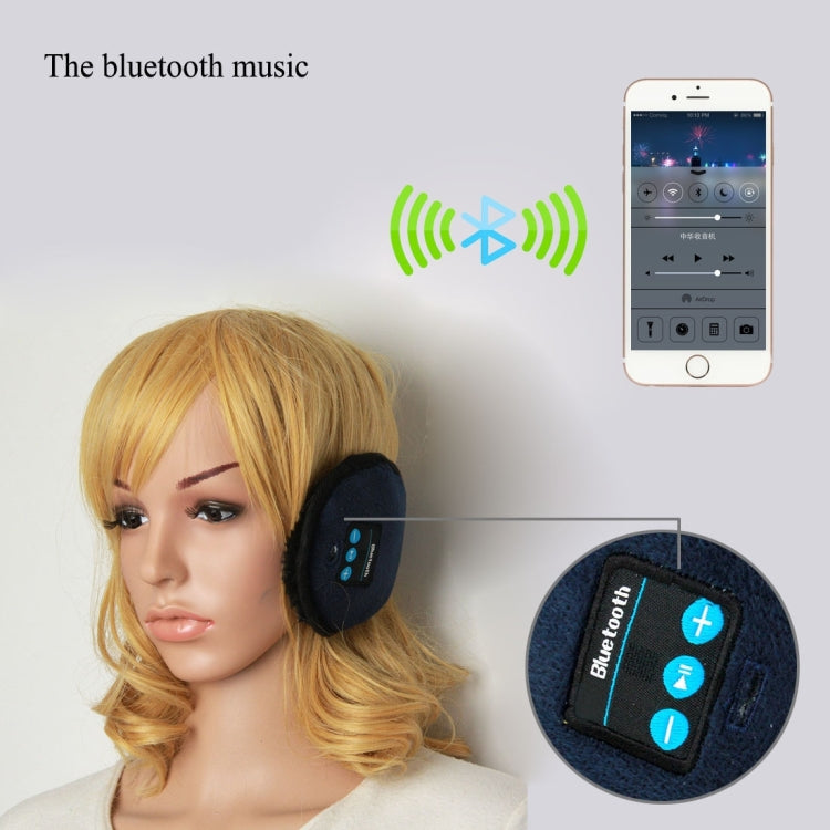 My-Call Bluetooth V3.0 Headset Warm Winter Earmuff for iPhone 6