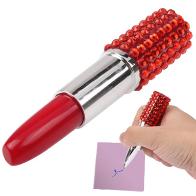 Creative Lipstick Style Ball Point Pen (Random Color Delivery)