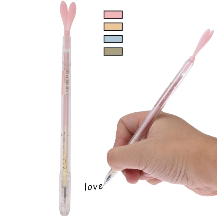 4 PCS Rabbit Ear Style Gel Ink Pen
