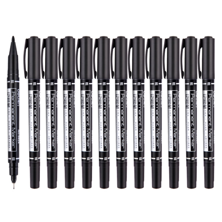 12 PCS Marker Pen Combo, Black Ink , No. 6824