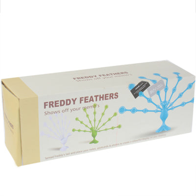 Peacock Multifunction Card Folder/ Note Paper / Photo Holder (Green)