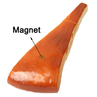 Lifelike Pizza Shaped Style Ball Point Pen Magnetic Fridge Hanger