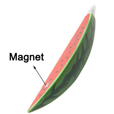 Lifelike Watermelon Shaped Style Ball Point Pen Magnetic Fridge Hanger