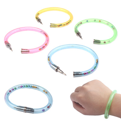 Creative Bracelet Ball Pen Novelty Kid Toy Gift (10pcs in One Packaging, The Price is for 10pcs)