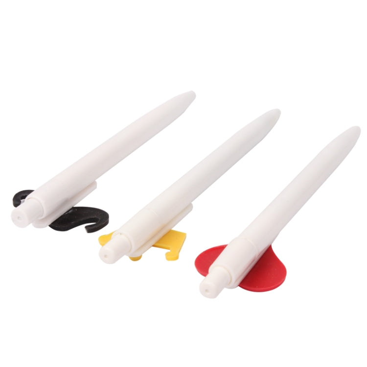 Cute Heart + Crown + Mustache Style Ball Point Pen (3pcs in one packaging, the price is for 3pcs)