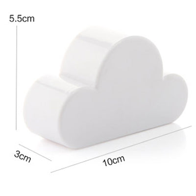 Elegantly Simple Magnetic Cloud Design Key Holder(White)
