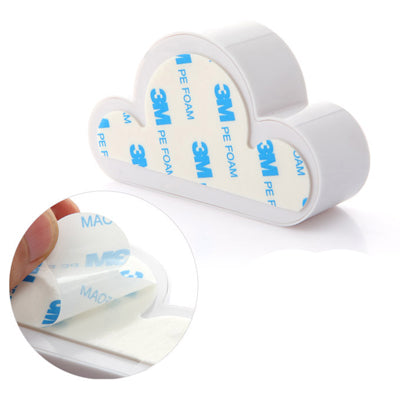 Elegantly Simple Magnetic Cloud Design Key Holder(White)