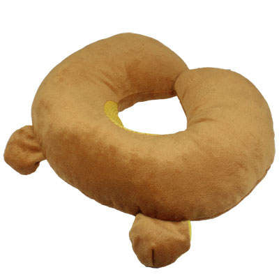 Cartoon Winnie Noon Break Music Pillow (Yellowish Brown)