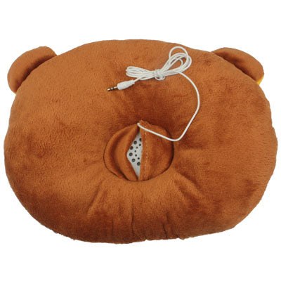 Cartoon Winnie Intermediate Single Speaker Noon Break Music Pillow (Yellowish Brown)