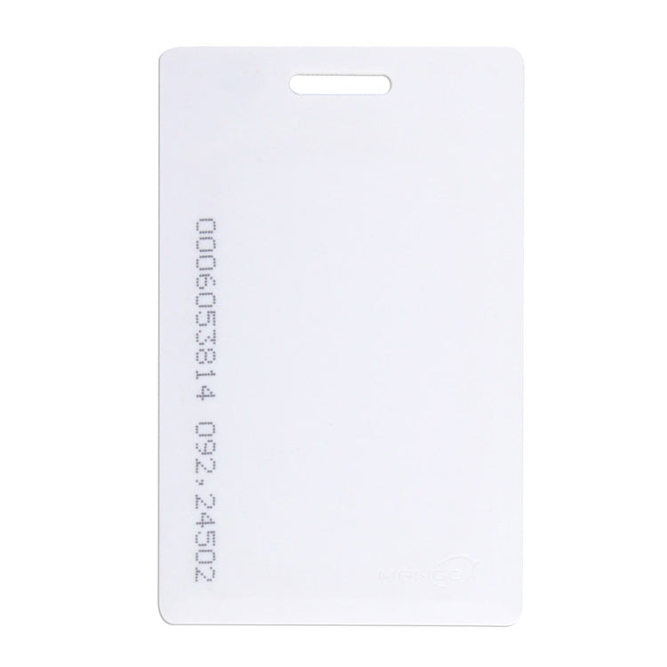 10PCS EM ID Card TK4100/EM4100 125KHZ Thick Card Access Control System Card for Access Control Time Attendance(White)