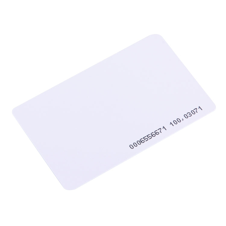 10 PCS EM ID Card TK4100/EM4100 125KHZ Ultra Thick Card Access Control System Card for Access Control Time Attendance(White)