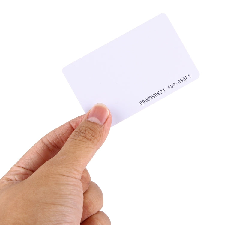 10 PCS EM ID Card TK4100/EM4100 125KHZ Ultra Thick Card Access Control System Card for Access Control Time Attendance(White)