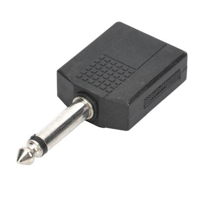 5 pcs 6.35mm Male to Dual Female Splitters