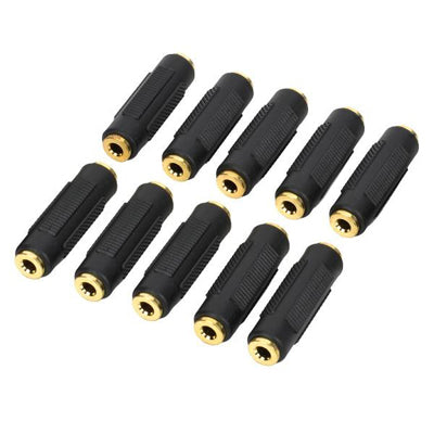 3.5mm Female to Female Connectors (10 Pcs in One Package, the Price is for 10 Pcs)
