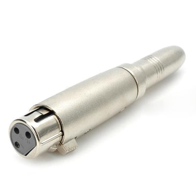 XLR Female to 6.35mm Female Audio Converters Adapters (5Pcs in One Package, the Price is for 5 Pcs)