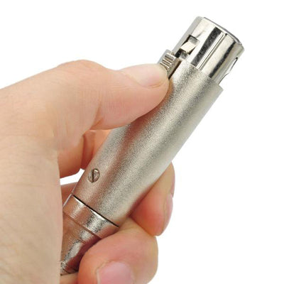 XLR Female to 6.35mm Female Audio Converters Adapters (5Pcs in One Package, the Price is for 5 Pcs)