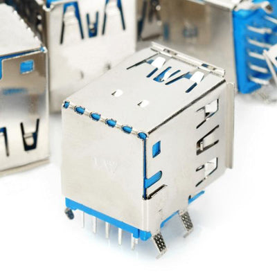 10 pcs Dual USB 3.0 Female Socket Connector