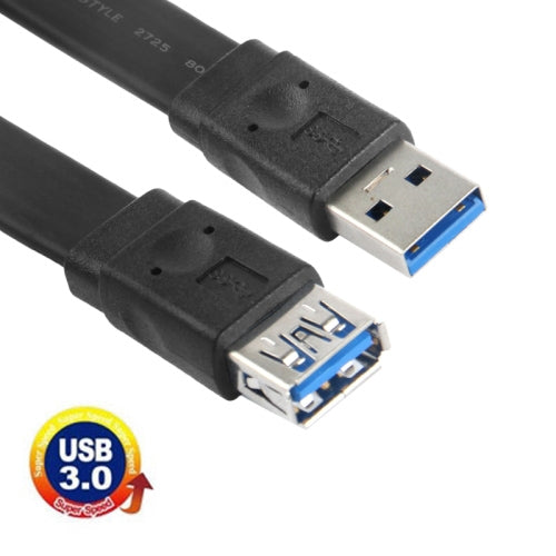 Noodle Style USB 3.0 A Male to USB 3.0 A Female (AM-AF) Cable, Length: 60cm