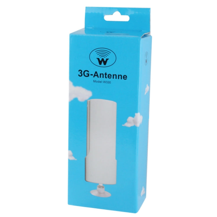 High Quality Indoor 30dBi CRC9 3G Antenna, Cable Length: 1m, Size: 20.7cm x 7cm x 3cm(White)