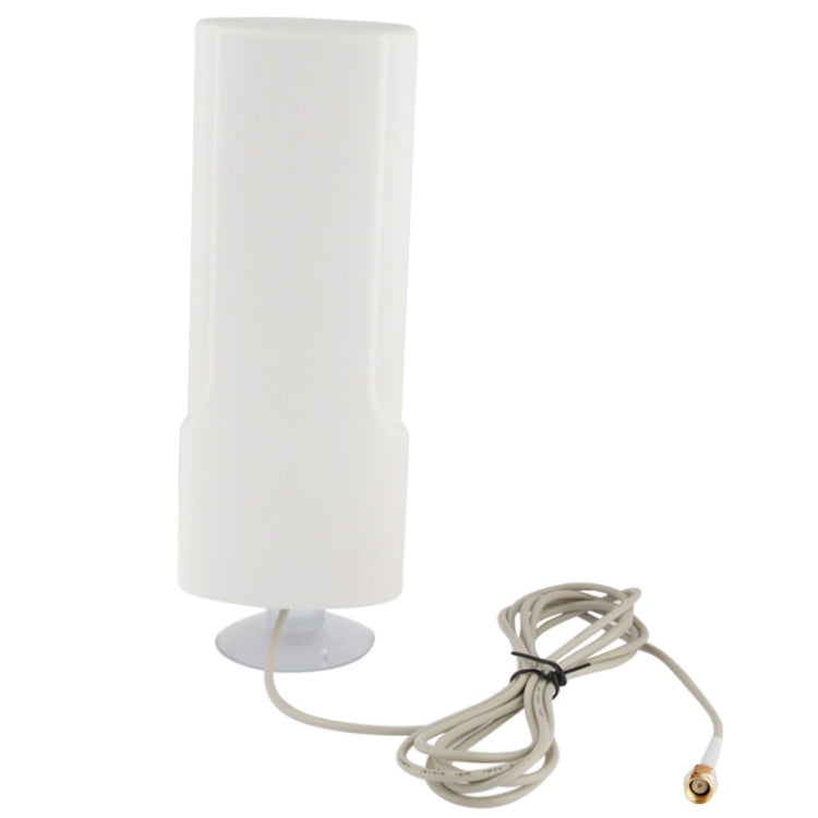 High Quality Indoor 25dBi SMA Male 4G Antenna, Cable Length: 2m, Size: 20.7cm x 7cm x 3cm(White)