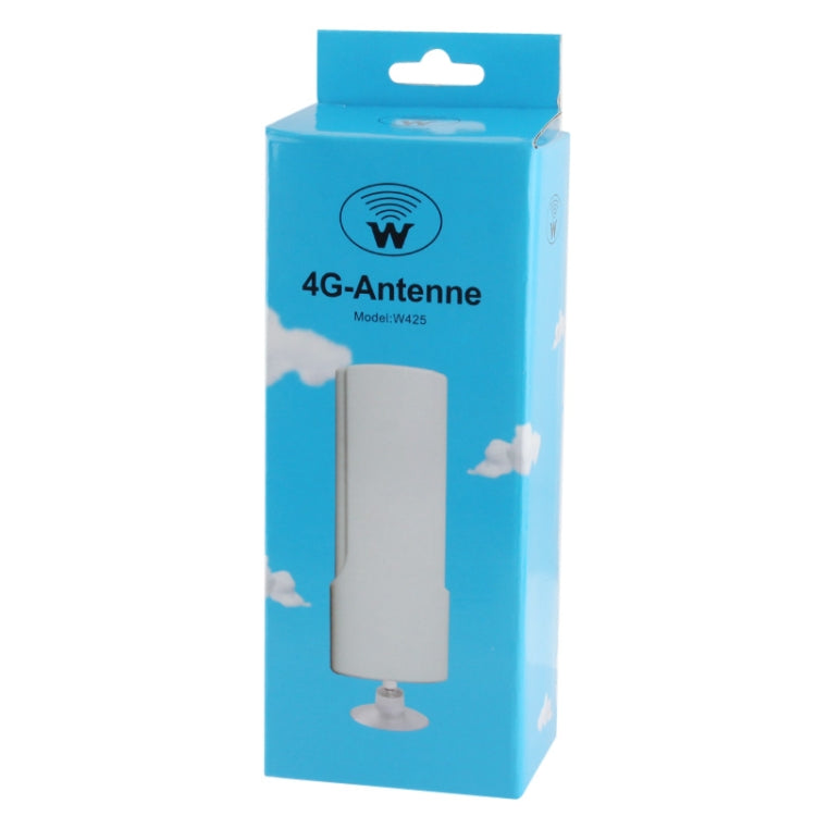 High Quality Indoor 25dBi SMA Male 4G Antenna, Cable Length: 2m, Size: 20.7cm x 7cm x 3cm(White)