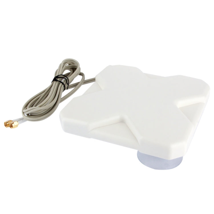High Quality Indoor 35dBi SMA Male 4G Antenna, Cable Length: 2m, Size: 22cm x 19cm x 2.1cm