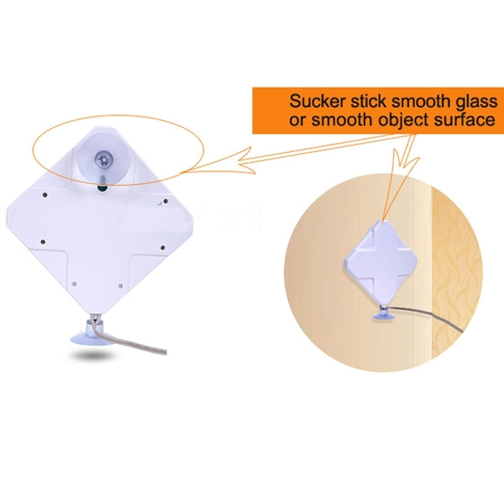 High Quality Indoor 35dBi SMA Male 4G Antenna, Cable Length: 2m, Size: 22cm x 19cm x 2.1cm