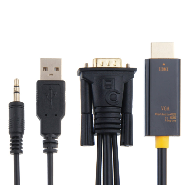 VGA + Audio to HDMI Converter, Powered by USB