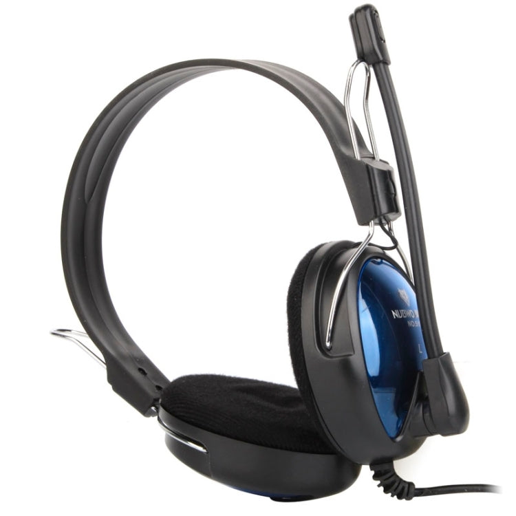 Universal Stereo Headset with Mic for Computer, Cable Length: about 2m (Black + Blue)